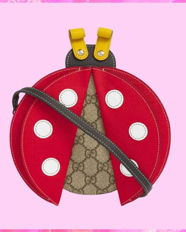 Gucci Designer Multicolor GG Ladybug Handbag, Gucci Handbag, Designer Handbag, Cheap Designer Handbag, Designer Handbag