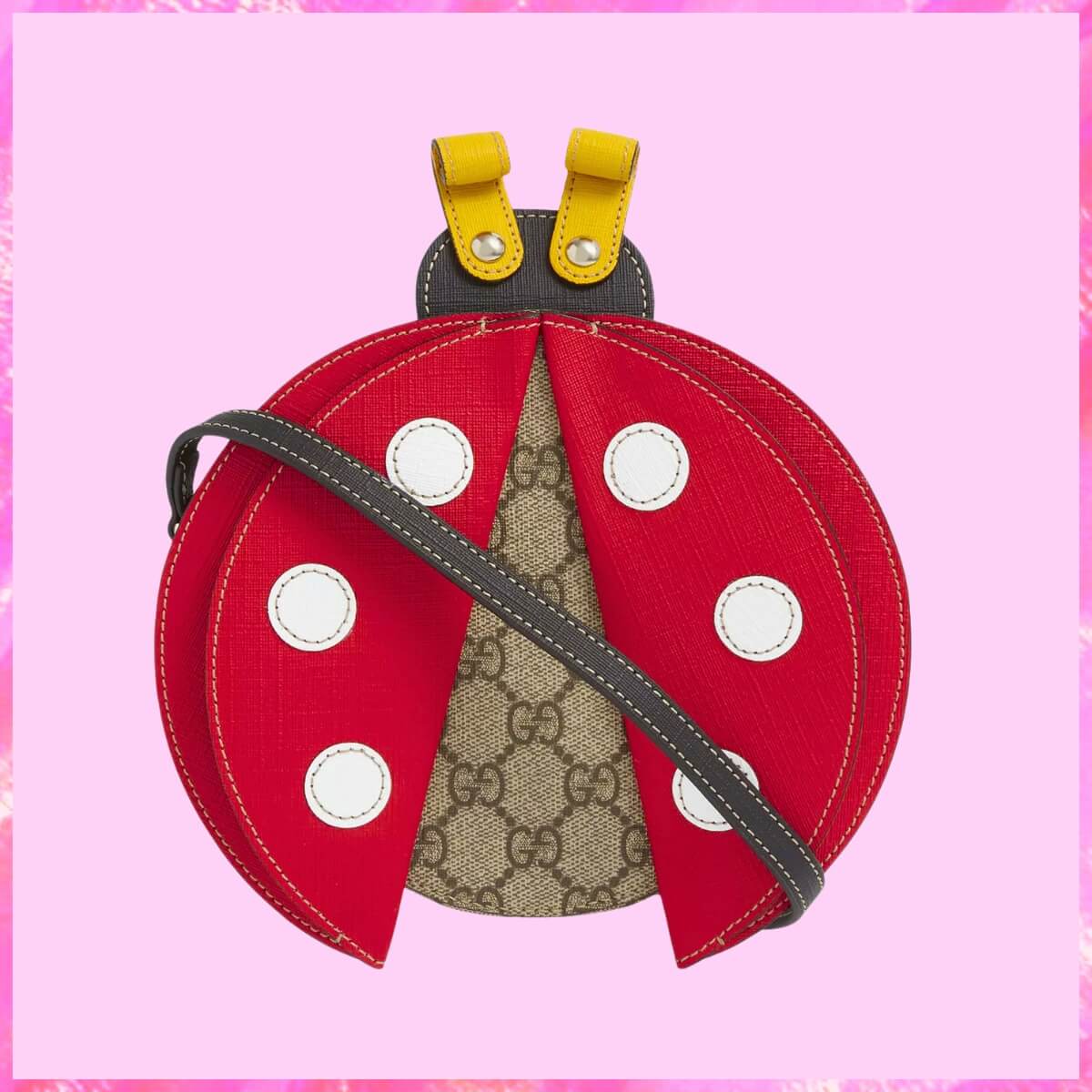 Gucci Designer Multicolor GG Ladybug Handbag, Gucci Handbag, Designer Handbag, Cheap Designer Handbag, Designer Handbag