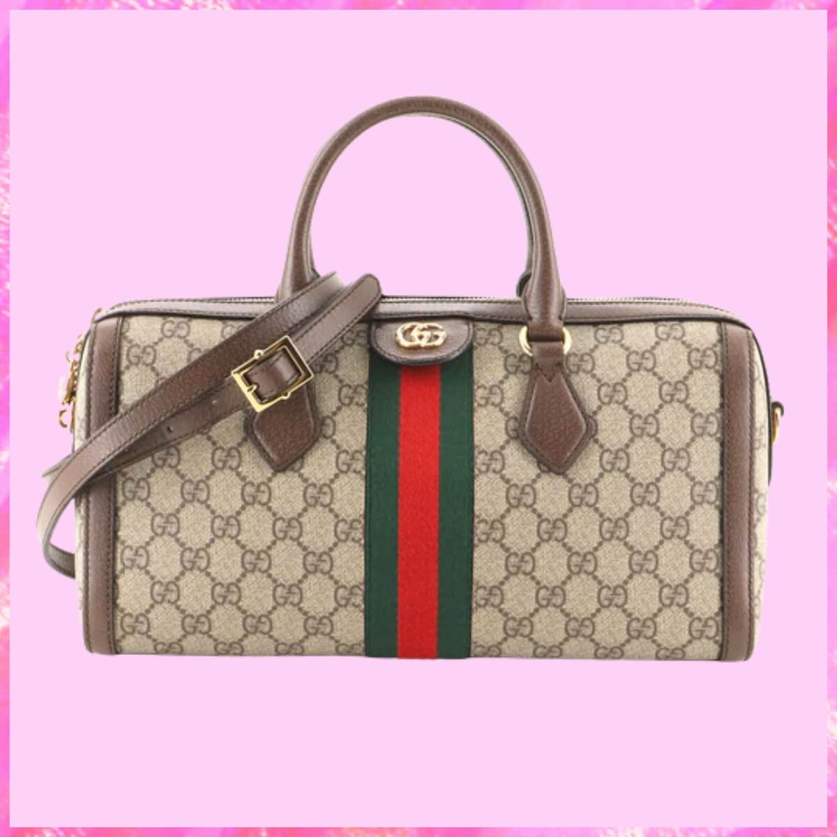 Gucci Designer Ophidia GG Canvas Top Handle Shoulder Bag, Gucci Handbag, Designer Handbag, Cheap Designer Handbag, Designer Handbag