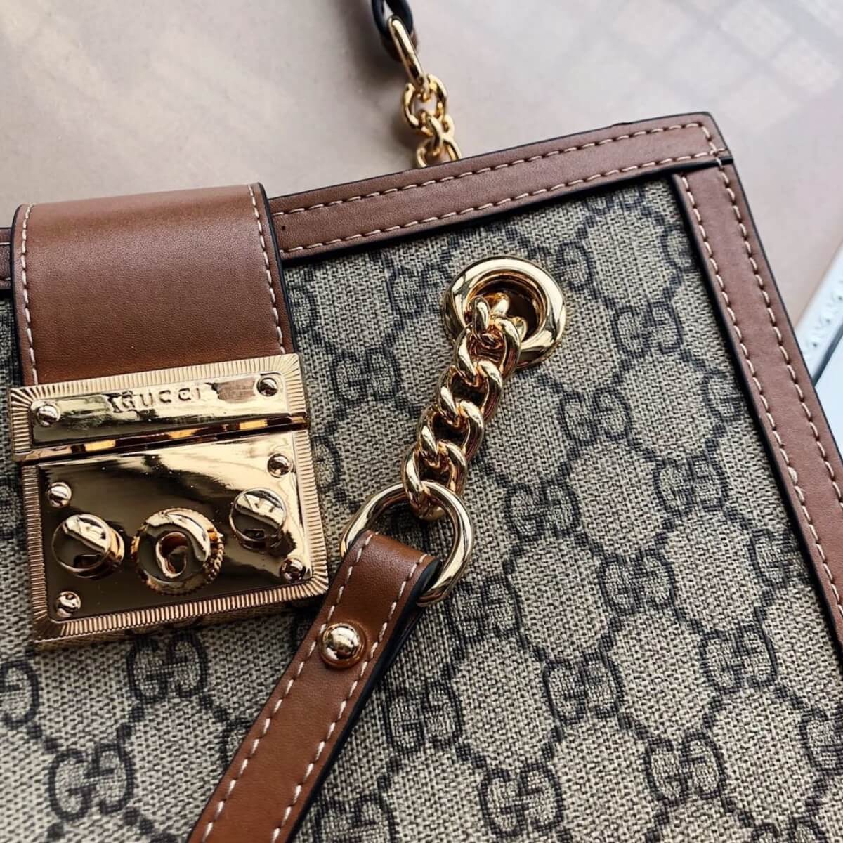 Gucci Designer Padlock Medium Tote Bag, Gucci Handbag, Designer Handbag, Cheap Designer Handbag, Designer Handbag