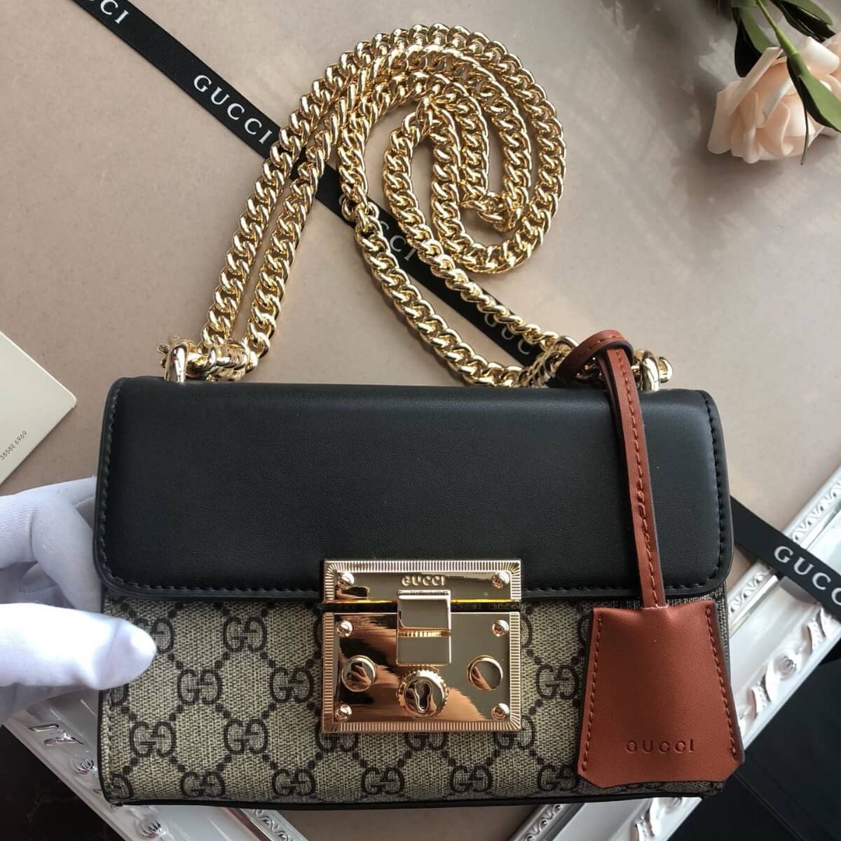 Gucci Designer Padlock Small Shoulder Bag, Gucci Handbag, Designer Handbag, Cheap Designer Handbag, Designer Handbag