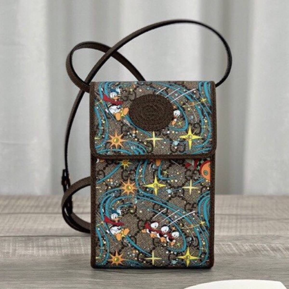 Gucci Designer x Disney Donald Duck Crossbody Bag, Gucci Handbag, Designer Handbag, Cheap Designer Handbag, Designer Handbag