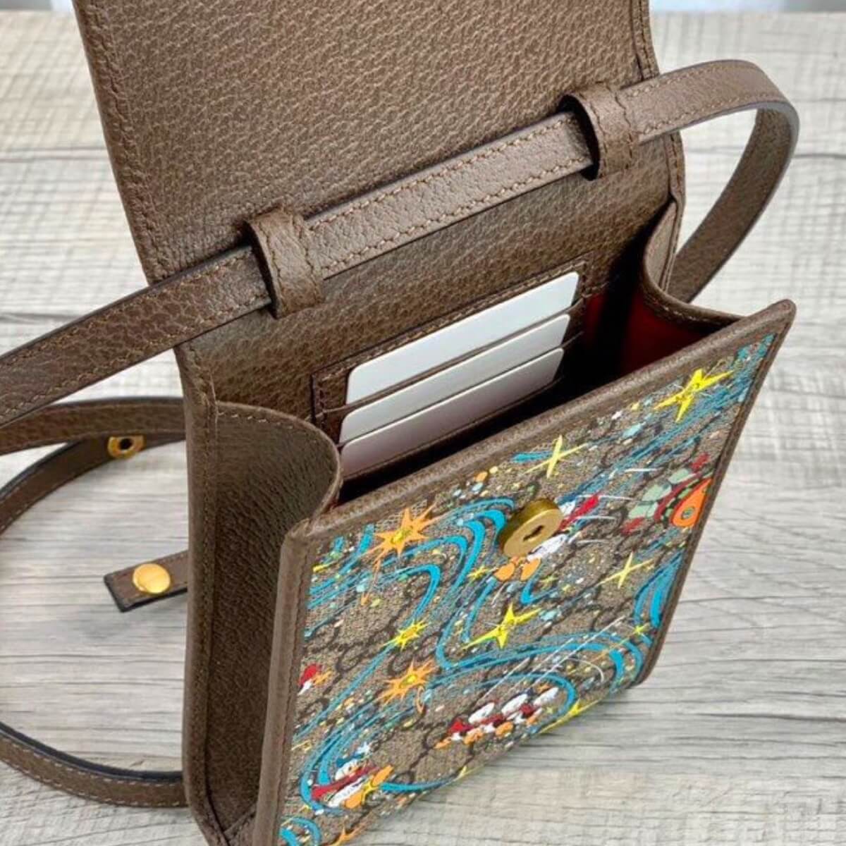 Gucci Designer x Disney Donald Duck Crossbody Bag, Gucci Handbag, Designer Handbag, Cheap Designer Handbag, Designer Handbag