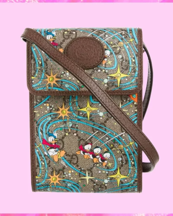 Gucci Designer x Disney Donald Duck Crossbody Bag, Gucci Handbag, Designer Handbag, Cheap Designer Handbag, Designer Handbag