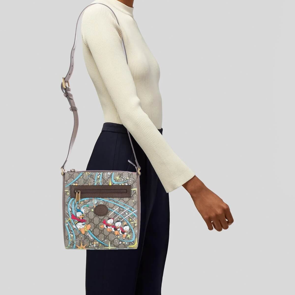 Gucci Designer x Disney Donald Duck Messenger Bag, Gucci Handbag, Designer Handbag, Cheap Designer Handbag, Designer Handbag