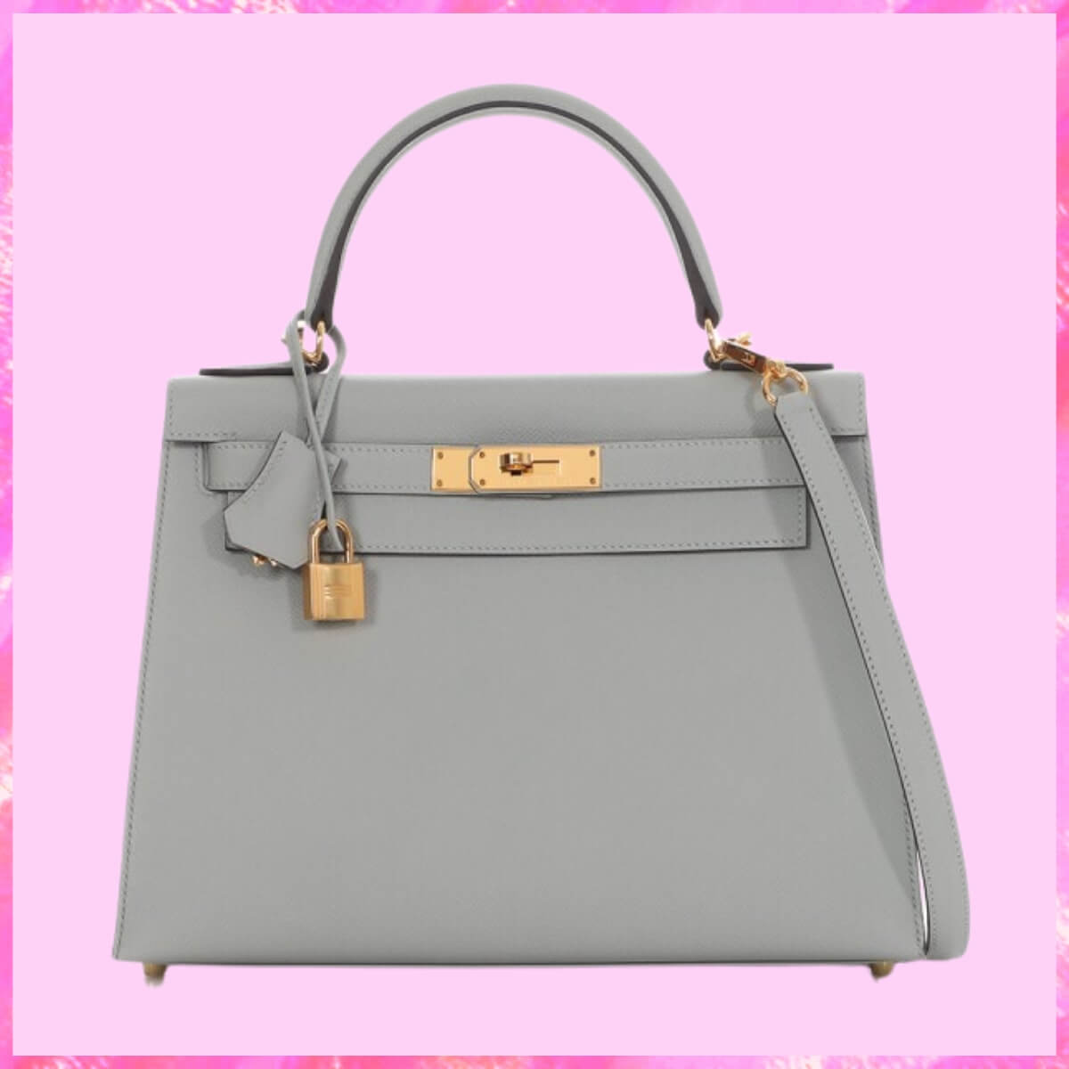 Hermes Designer Nata Epsom Kelly 25 Sellier Handbag, Hermes Handbag, Designer Handbag, Cheap Designer Handbag, Designer Handbag