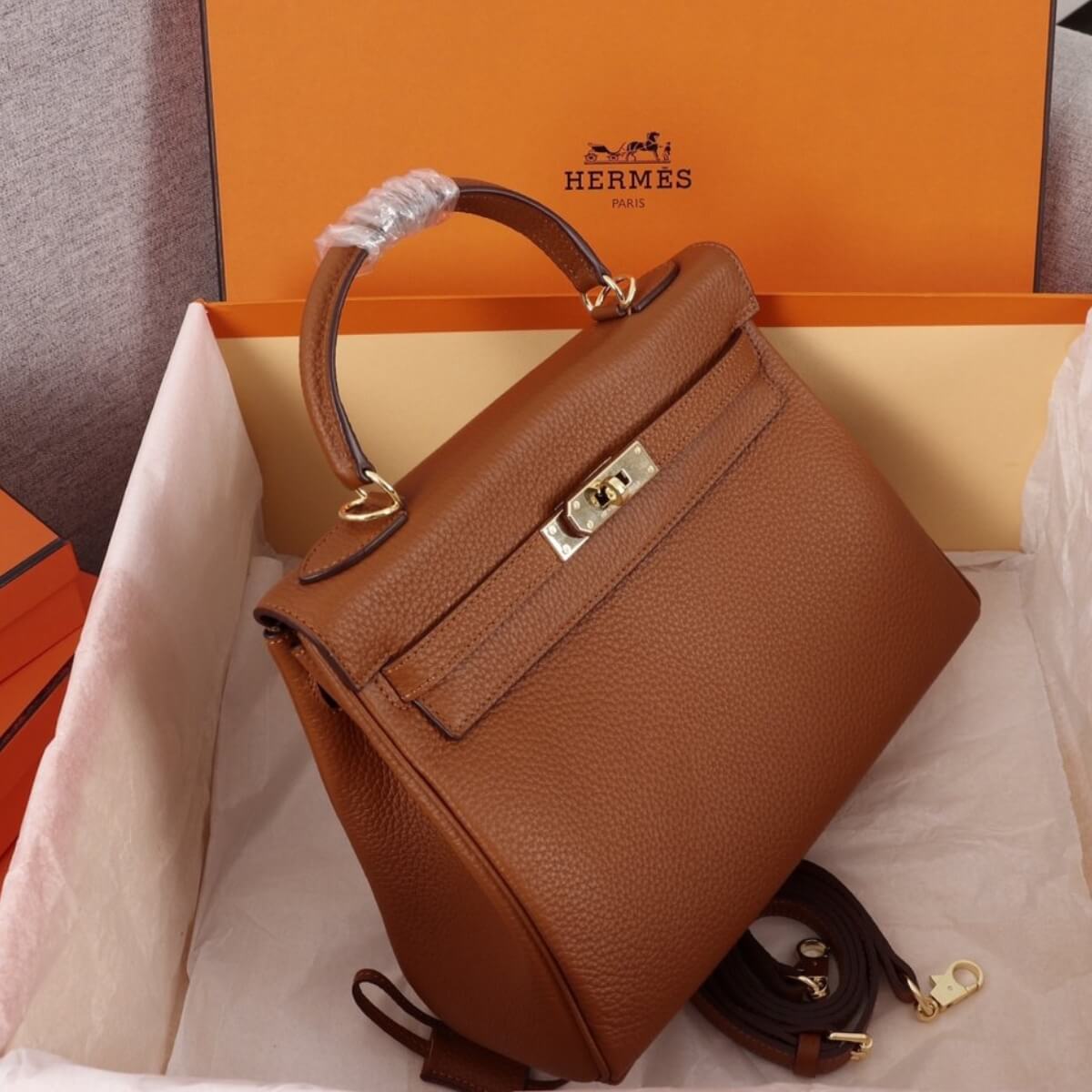 Hermes Designer Nata Epsom Kelly 25 Sellier Handbag, Hermes Handbag, Designer Handbag, Cheap Designer Handbag, Designer Handbag