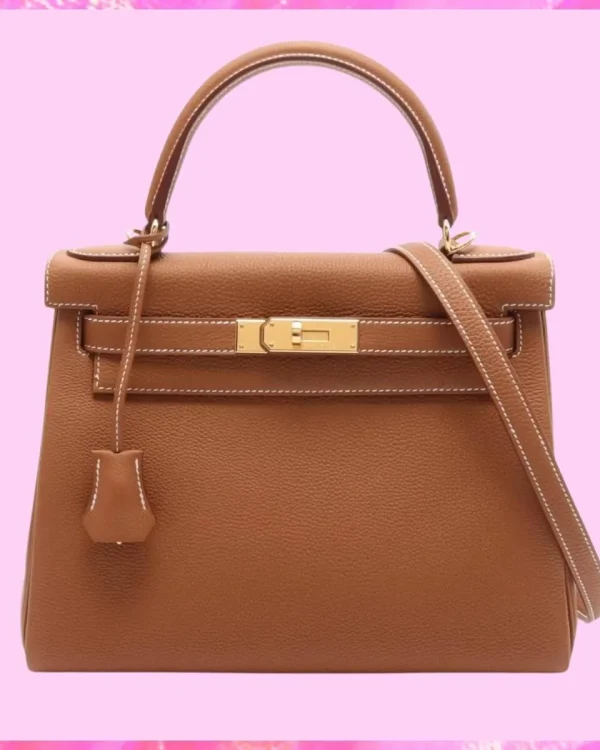Hermes Designer Nata Epsom Kelly 25 Sellier Handbag, Hermes Handbag, Designer Handbag, Cheap Designer Handbag, Designer Handbag