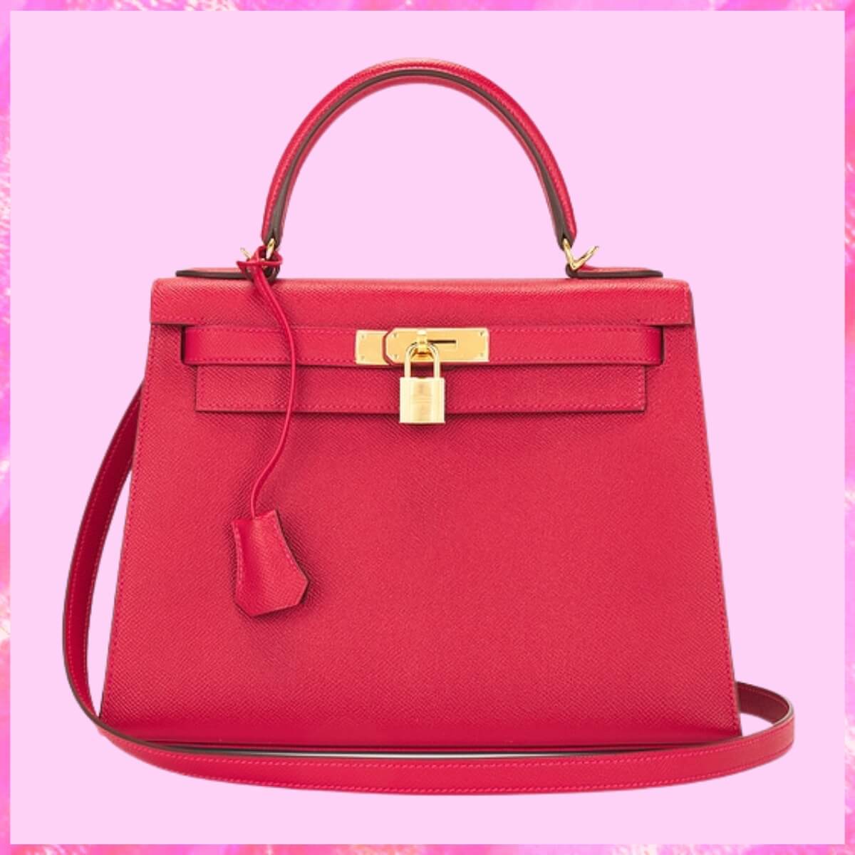 Hermes Designer Nata Epsom Kelly 25 Sellier Handbag, Hermes Handbag, Designer Handbag, Cheap Designer Handbag, Designer Handbag