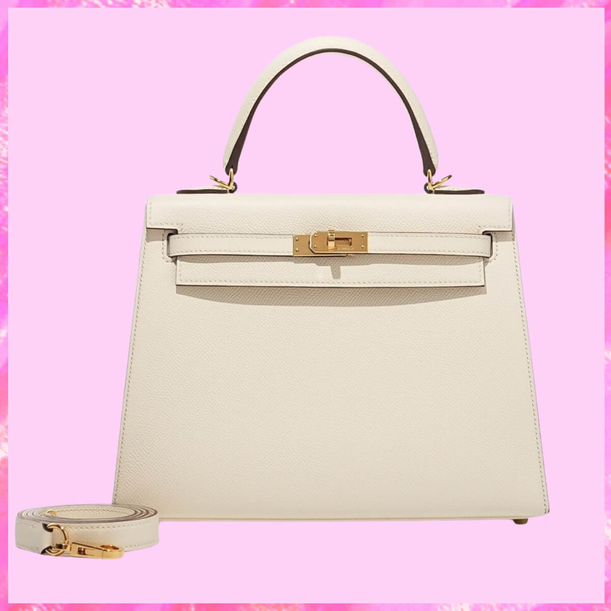 Hermes Designer Nata Epsom Kelly 25 Sellier Handbag, Hermes Handbag, Designer Handbag, Cheap Designer Handbag, Designer Handbag