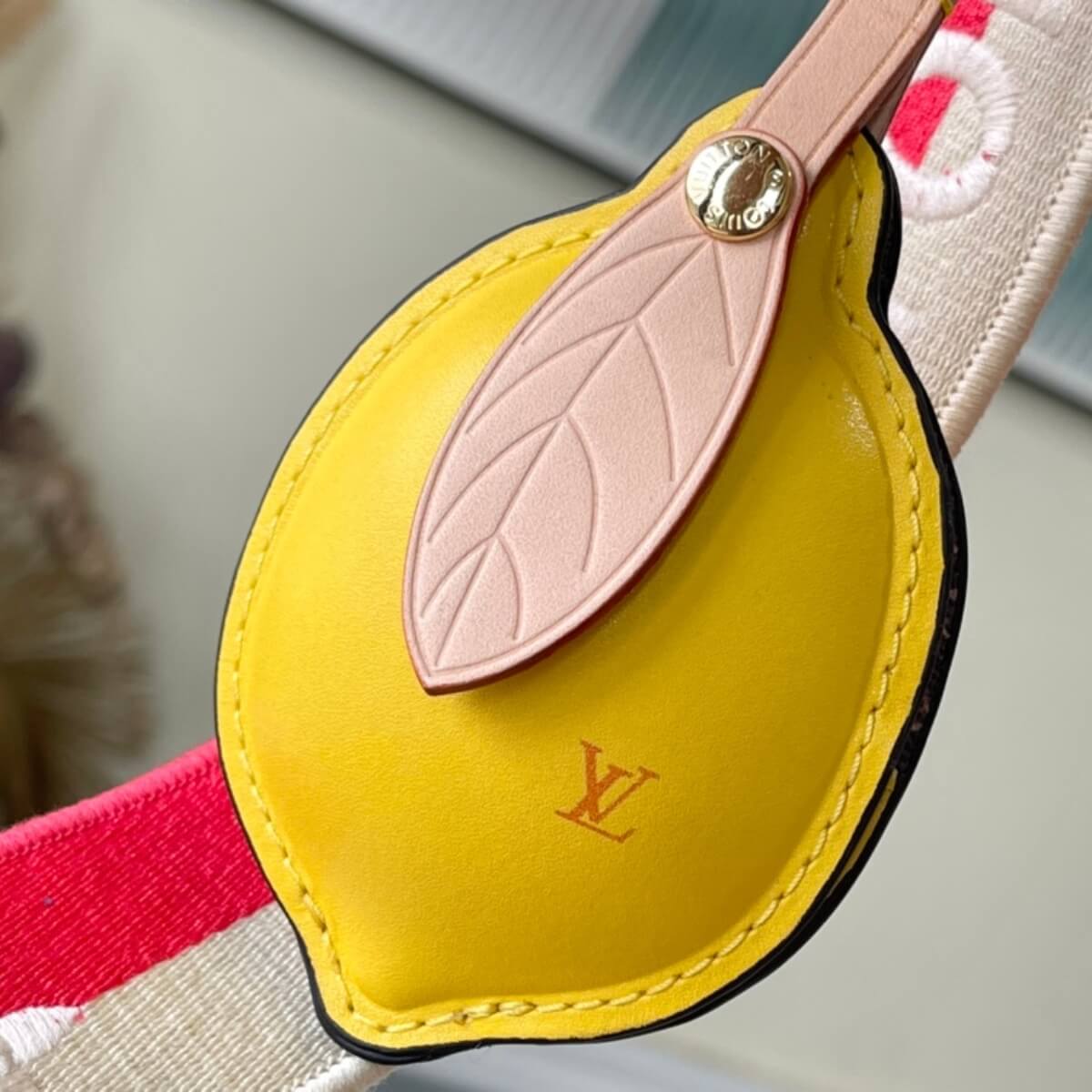 Louis Vuitton Designer Twist MM Lemon Charm Handbag, Louis Vuitton Handbag, Designer Handbag, Cheap Designer Handbag, Designer Handbag