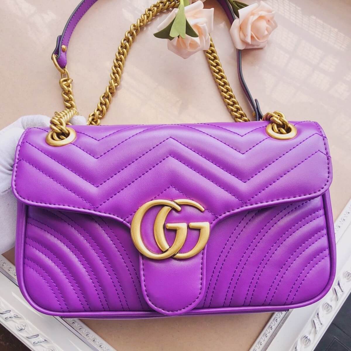 Gucci Designer GG Marmont Matelassé Shoulder Bag, Gucci Handbag, Designer Handbag, Cheap Designer Handbag, Designer Handbag