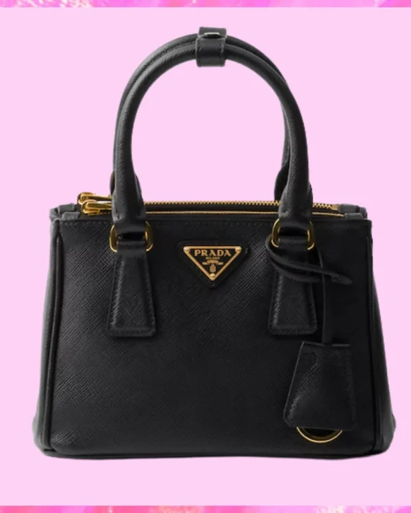 Prada Designer Galleria Saffiano Leather Micro Bag, Prada Handbag, Designer Handbag, Cheap Designer Handbag, Designer Handbag