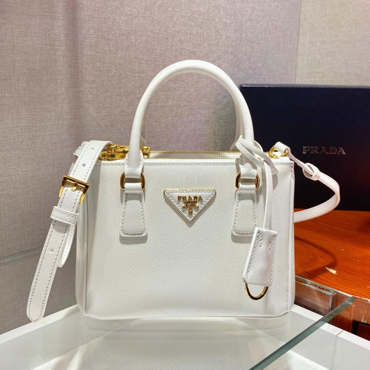 Prada Designer Galleria Saffiano Leather Micro Bag, Prada Handbag, Designer Handbag, Cheap Designer Handbag, Designer Handbag