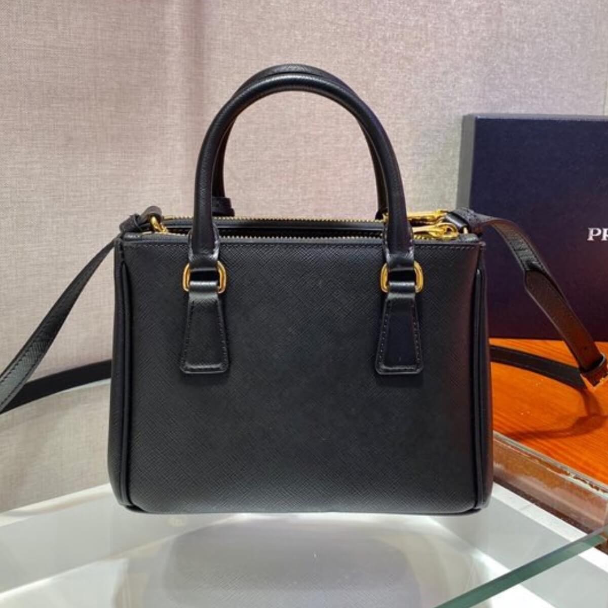 Prada Designer Galleria Saffiano Leather Micro Bag, Prada Handbag, Designer Handbag, Cheap Designer Handbag, Designer Handbag
