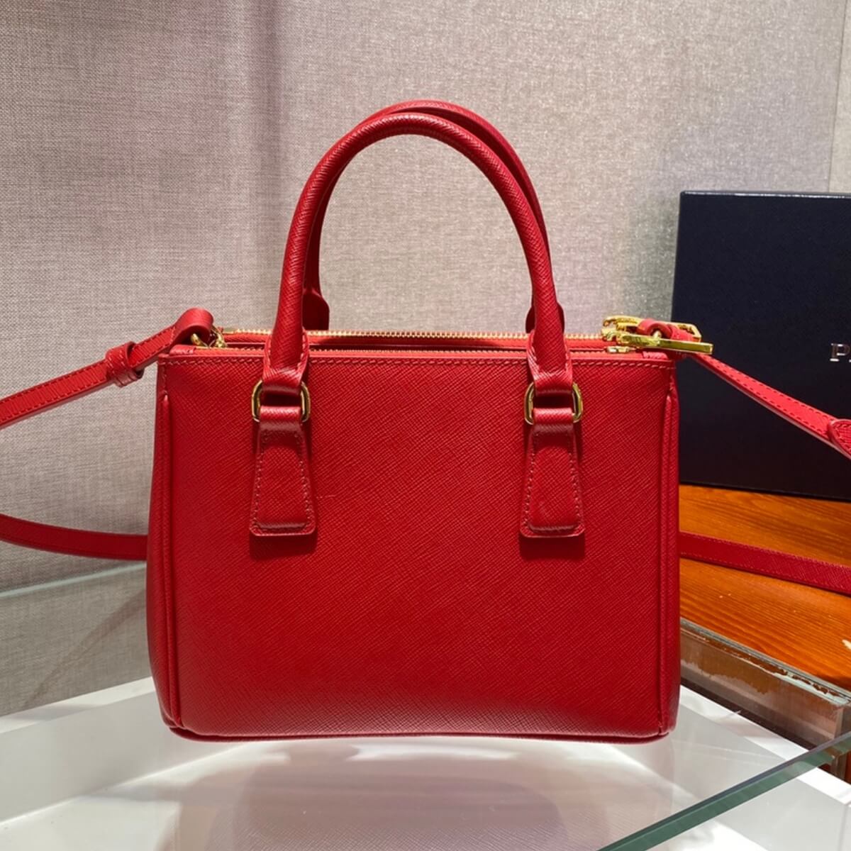 Prada Designer Galleria Saffiano Leather Micro Bag, Prada Handbag, Designer Handbag, Cheap Designer Handbag, Designer Handbag