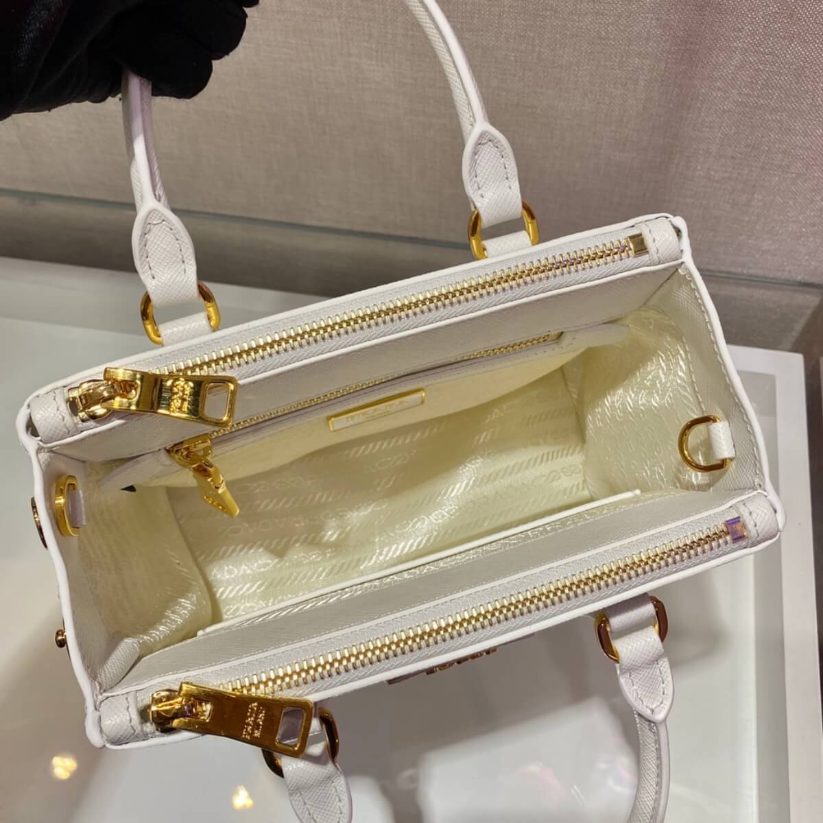 Prada Designer Galleria Saffiano Leather Micro Bag, Prada Handbag, Designer Handbag, Cheap Designer Handbag, Designer Handbag