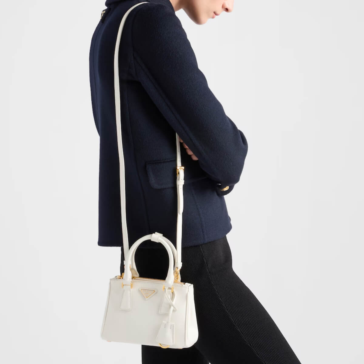 Prada Designer Galleria Saffiano Leather Micro Bag, Prada Handbag, Designer Handbag, Cheap Designer Handbag, Designer Handbag