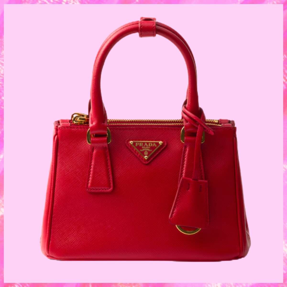 Prada Designer Galleria Saffiano Leather Micro Bag, Prada Handbag, Designer Handbag, Cheap Designer Handbag, Designer Handbag