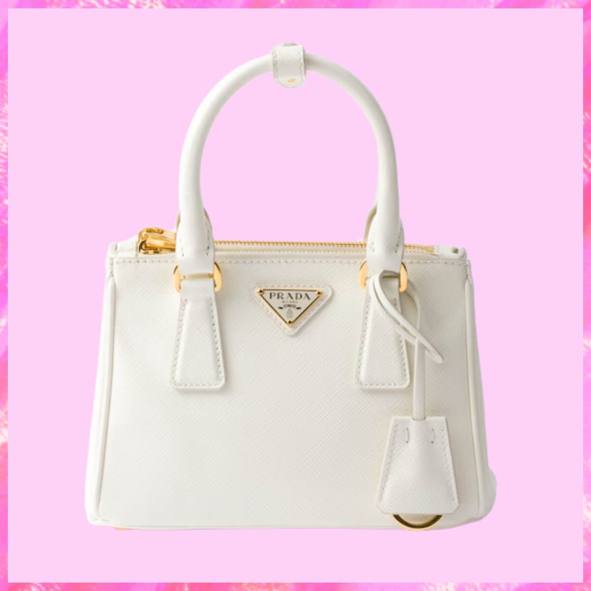Prada Designer Galleria Saffiano Leather Micro Bag, Prada Handbag, Designer Handbag, Cheap Designer Handbag, Designer Handbag