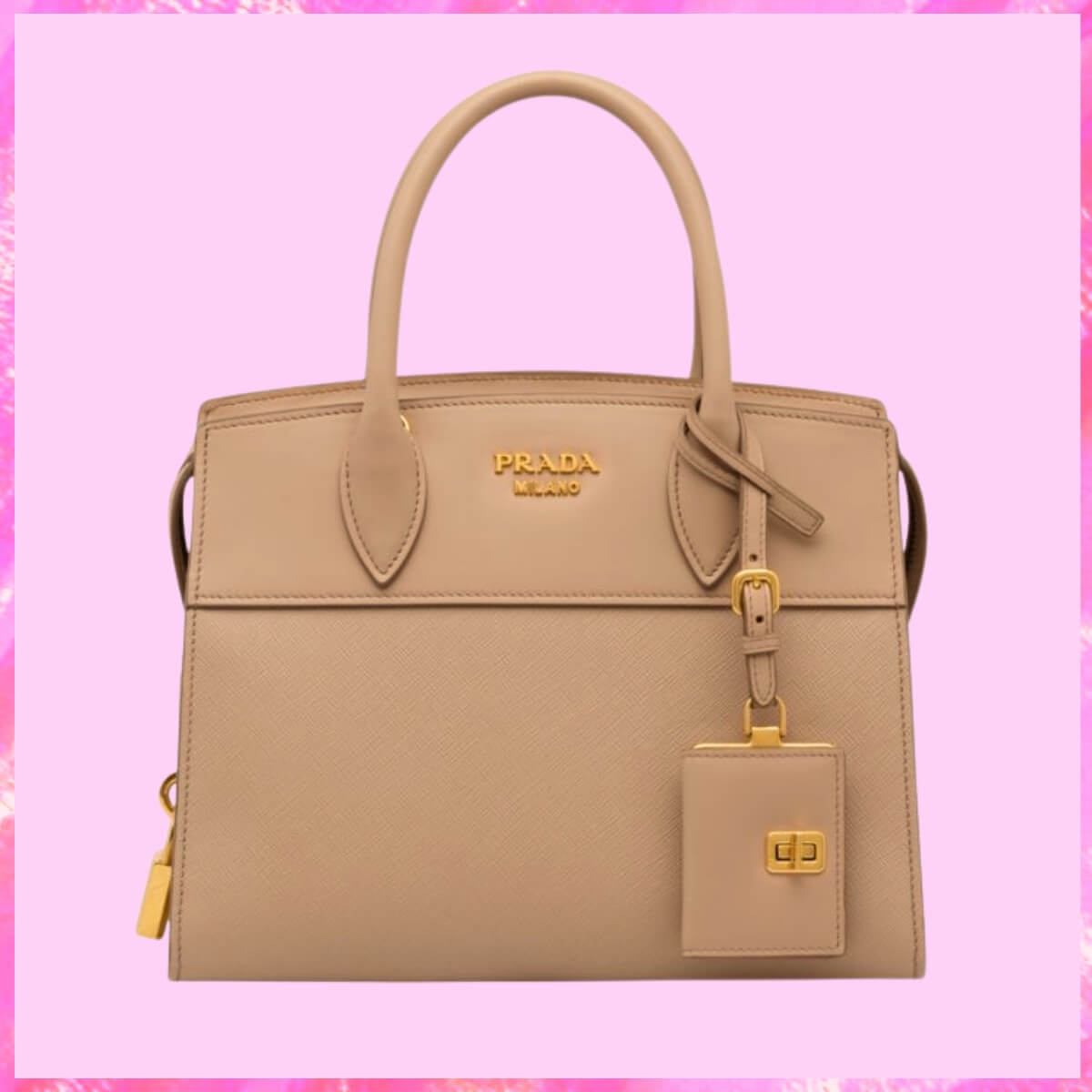 Prada Designer Leather Esplanade Handbag, Prada Handbag, Designer Handbag, Cheap Designer Handbag, Designer Handbag