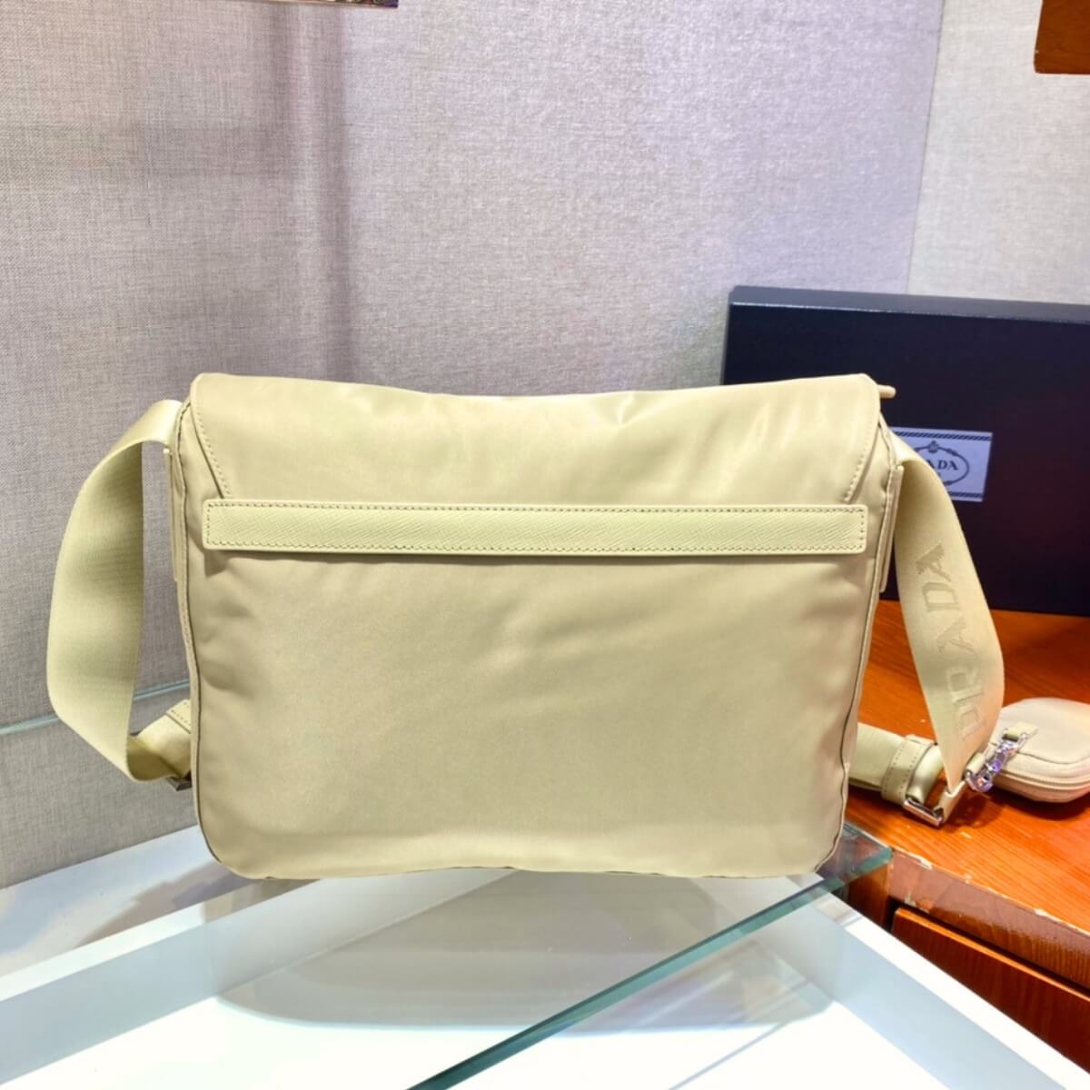 Prada Designer Nylon Weekend Messenger Shoulder Bag, Prada Handbag, Designer Handbag, Cheap Designer Handbag, Designer Handbag