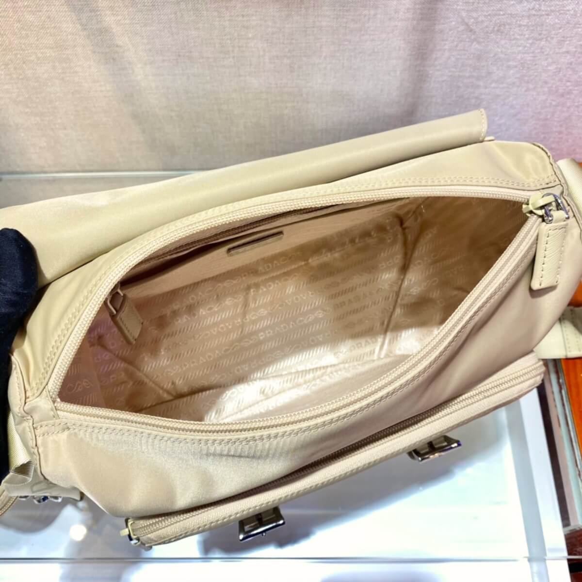 Prada Designer Nylon Weekend Messenger Shoulder Bag, Prada Handbag, Designer Handbag, Cheap Designer Handbag, Designer Handbag