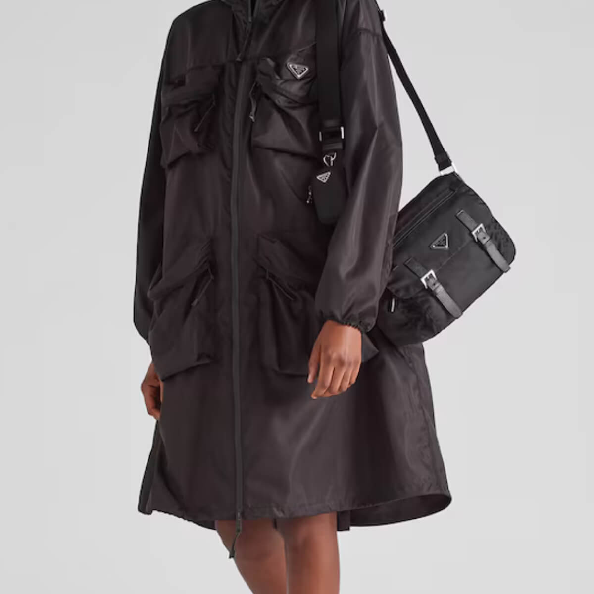 Prada Designer Nylon Weekend Messenger Shoulder Bag, Prada Handbag, Designer Handbag, Cheap Designer Handbag, Designer Handbag