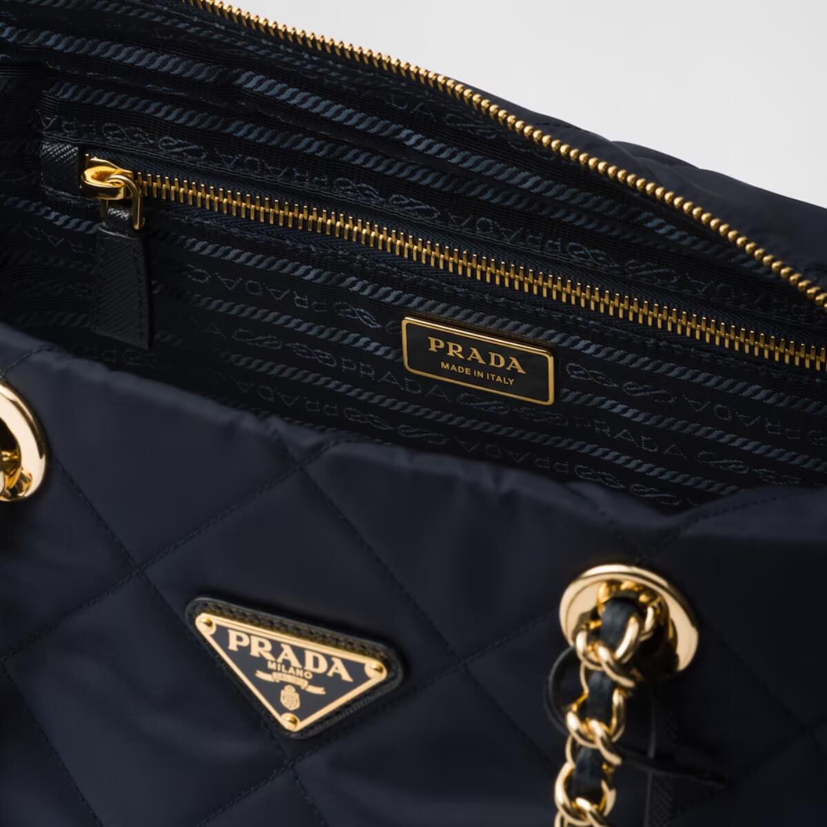 Prada Designer Re-Edition Chaîne Nylon Tote Bag, Prada Handbag, Designer Handbag, Cheap Designer Handbag, Designer Handbag