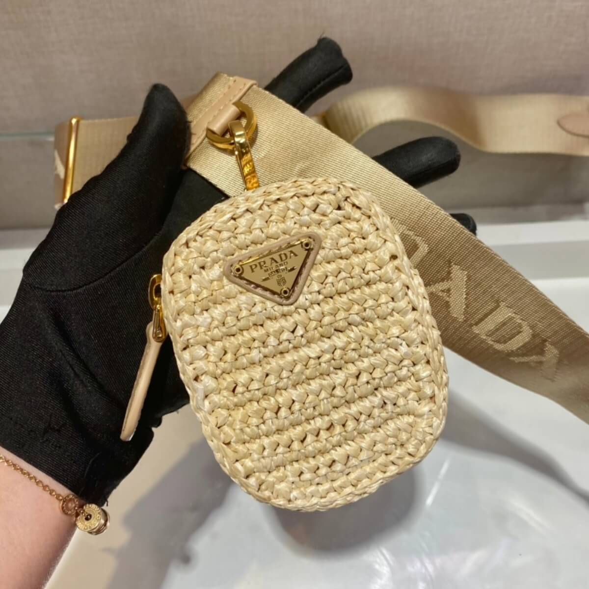 Prada Designer Re-Edition Crochet Handbag, Prada Handbag, Designer Handbag, Cheap Designer Handbag, Designer Handbag
