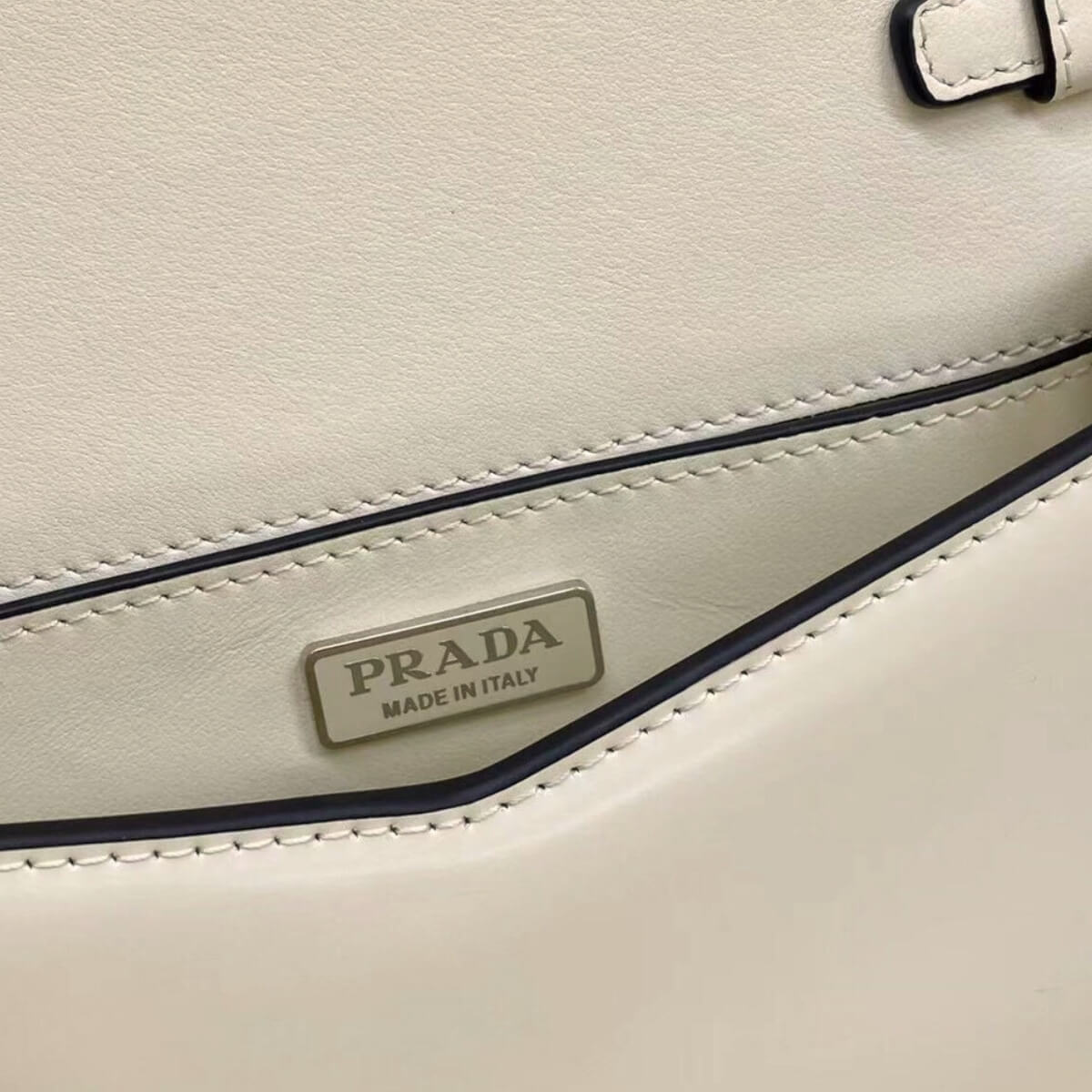Prada Designer Spazzolato Triangle Logo Plate Chain Crossbody Bag, Prada Handbag, Designer Handbag, Cheap Designer Handbag, Designer Handbag