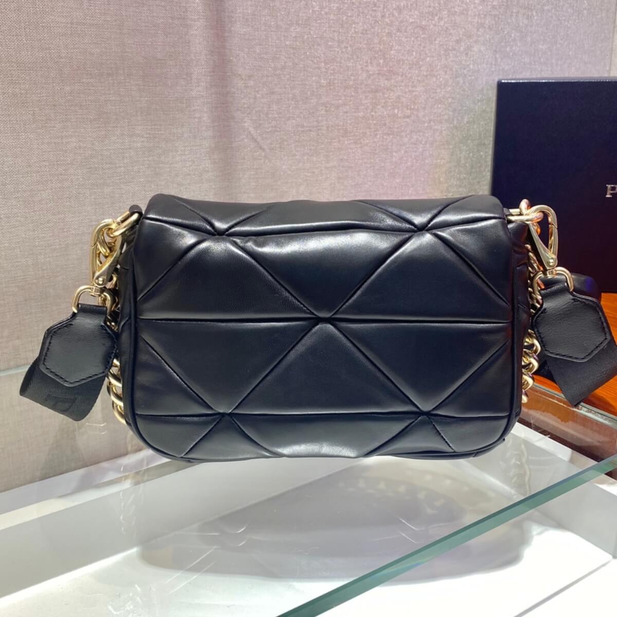 Prada Designer System Nappa Patchwork Shoulder Bag, Prada Handbag, Designer Handbag, Cheap Designer Handbag, Designer Handbag
