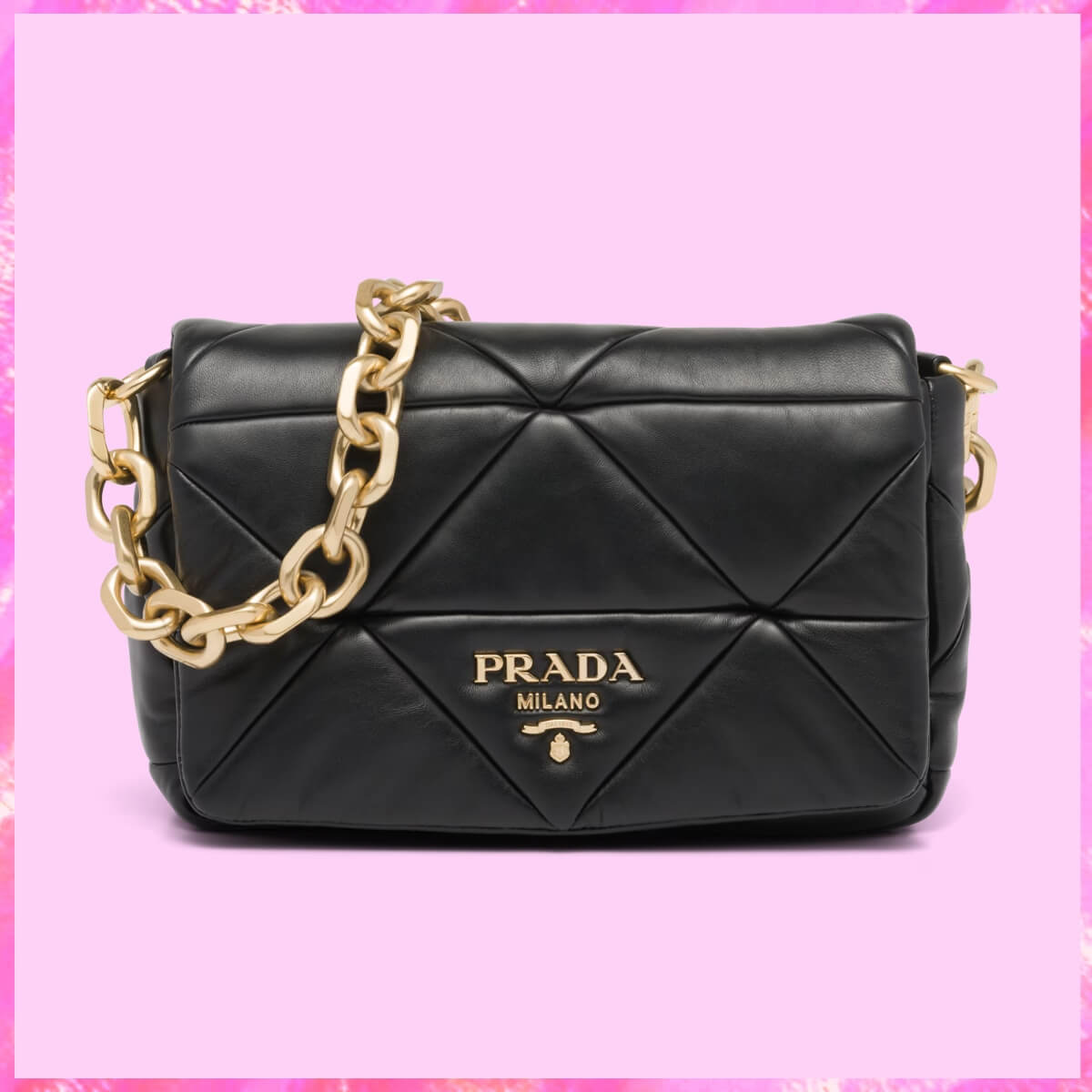 Prada Designer System Nappa Patchwork Shoulder Bag, Prada Handbag, Designer Handbag, Cheap Designer Handbag, Designer Handbag