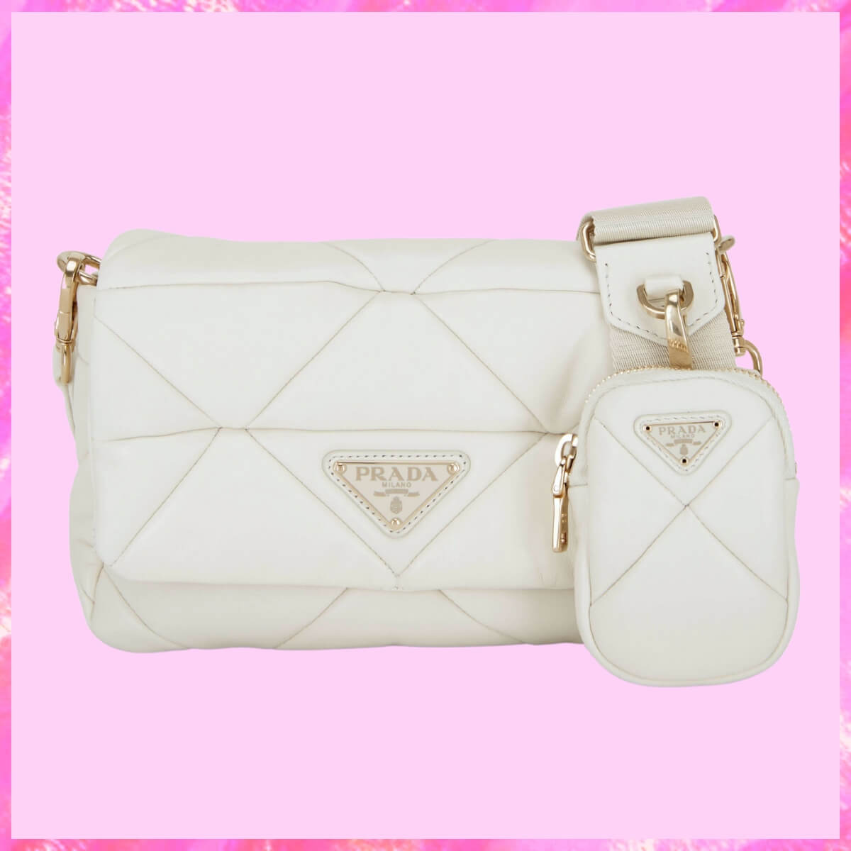 Prada Designer System Nappa Patchwork Shoulder Bag, Prada Handbag, Designer Handbag, Cheap Designer Handbag, Designer Handbag