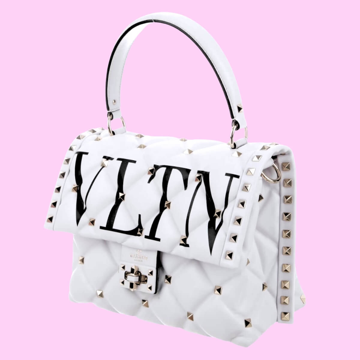 Valentino Designer Candystud Top Handle Handbag, Valentino Handbag, Designer Handbag, Cheap Designer Handbag, Designer Handbag