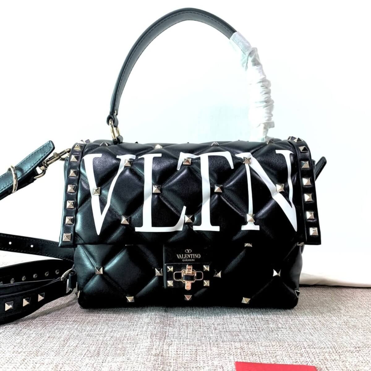 Valentino Designer Candystud Top Handle Handbag, Valentino Handbag, Designer Handbag, Cheap Designer Handbag, Designer Handbag