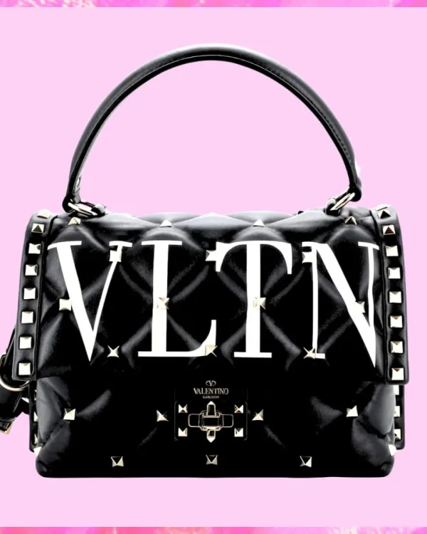 Valentino Designer Candystud Top Handle Handbag, Valentino Handbag, Designer Handbag, Cheap Designer Handbag, Designer Handbag