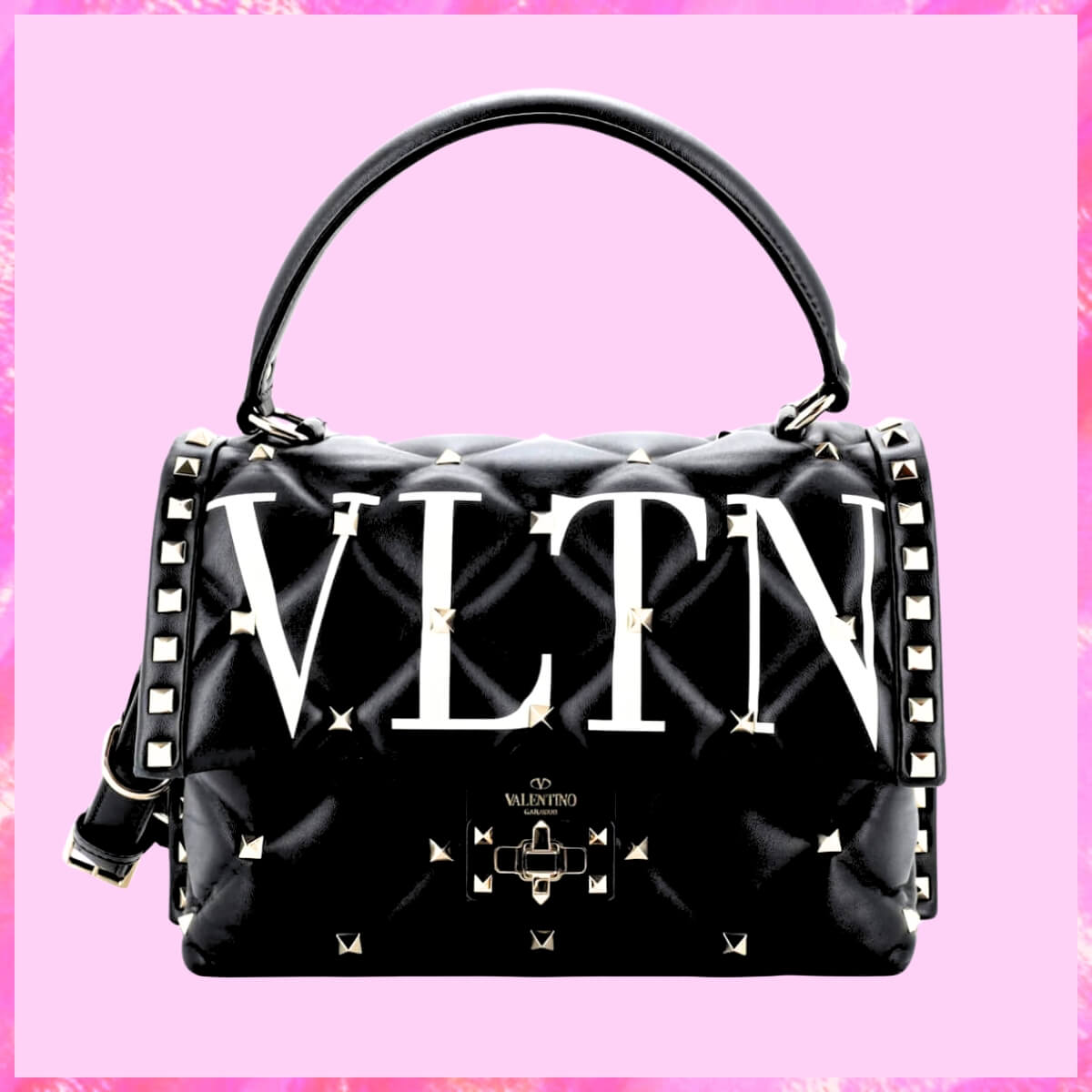 Valentino Designer Candystud Top Handle Handbag, Valentino Handbag, Designer Handbag, Cheap Designer Handbag, Designer Handbag