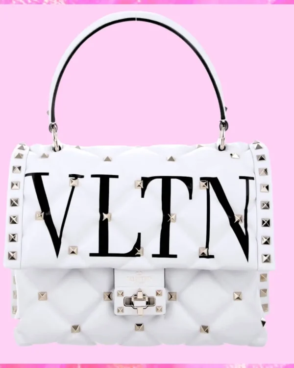 Valentino Designer Candystud Top Handle Handbag, Valentino Handbag, Designer Handbag, Cheap Designer Handbag, Designer Handbag