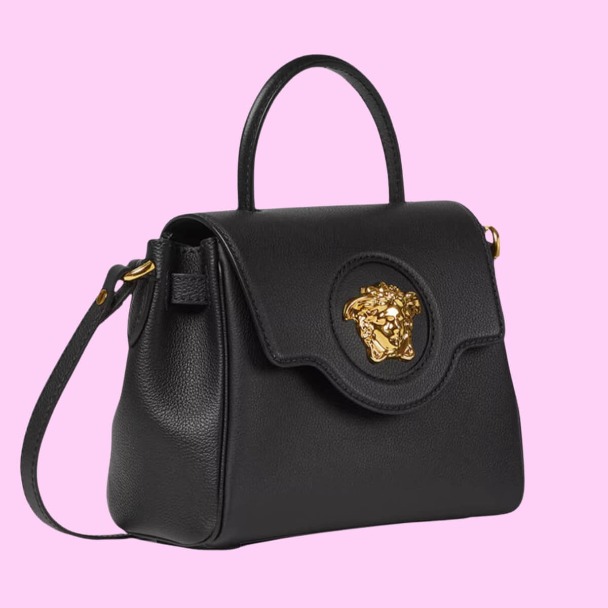 Versace Designer Medusa Charm Chain Handbag, Versace Handbag, Designer Handbag, Cheap Designer Handbag, Designer Handbag