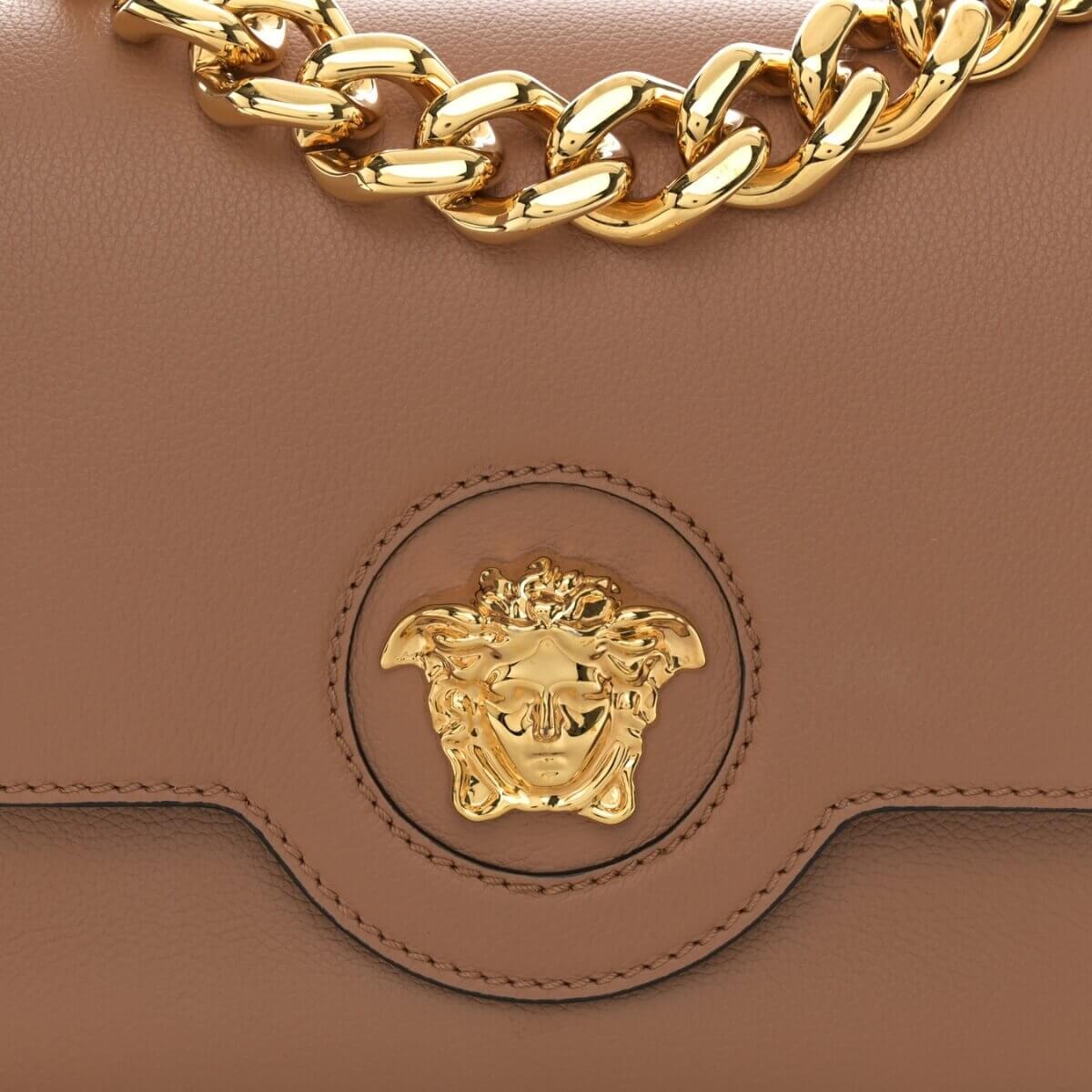 Versace Designer Medusa Charm Chain Handbag, Versace Handbag, Designer Handbag, Cheap Designer Handbag, Designer Handbag