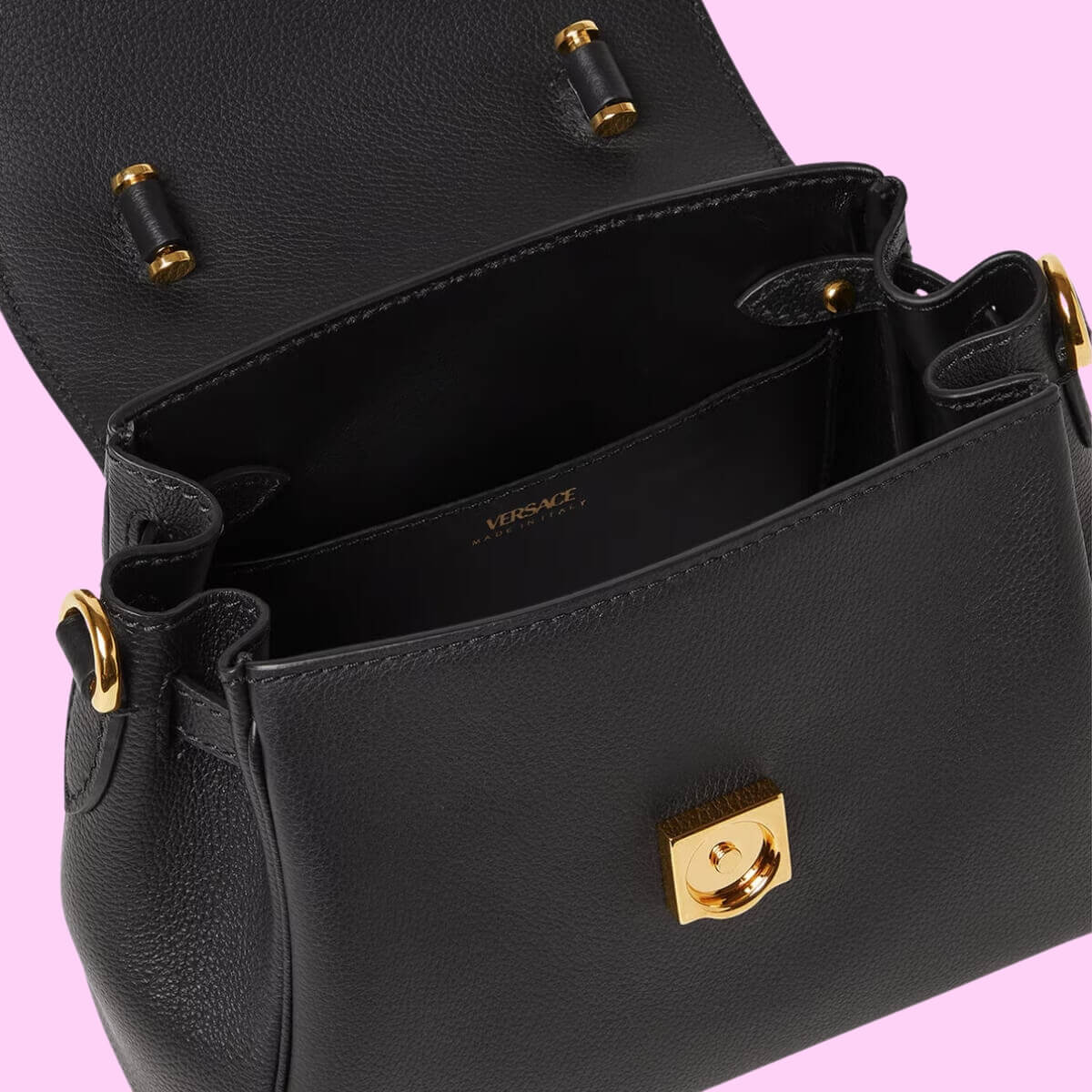 Versace Designer Medusa Charm Chain Handbag, Versace Handbag, Designer Handbag, Cheap Designer Handbag, Designer Handbag