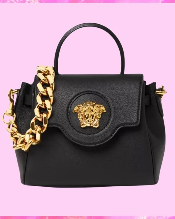 Versace Designer Medusa Charm Chain Handbag, Versace Handbag, Designer Handbag, Cheap Designer Handbag, Designer Handbag
