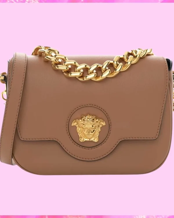 Versace Designer Medusa Charm Chain Handbag, Versace Handbag, Designer Handbag, Cheap Designer Handbag, Designer Handbag