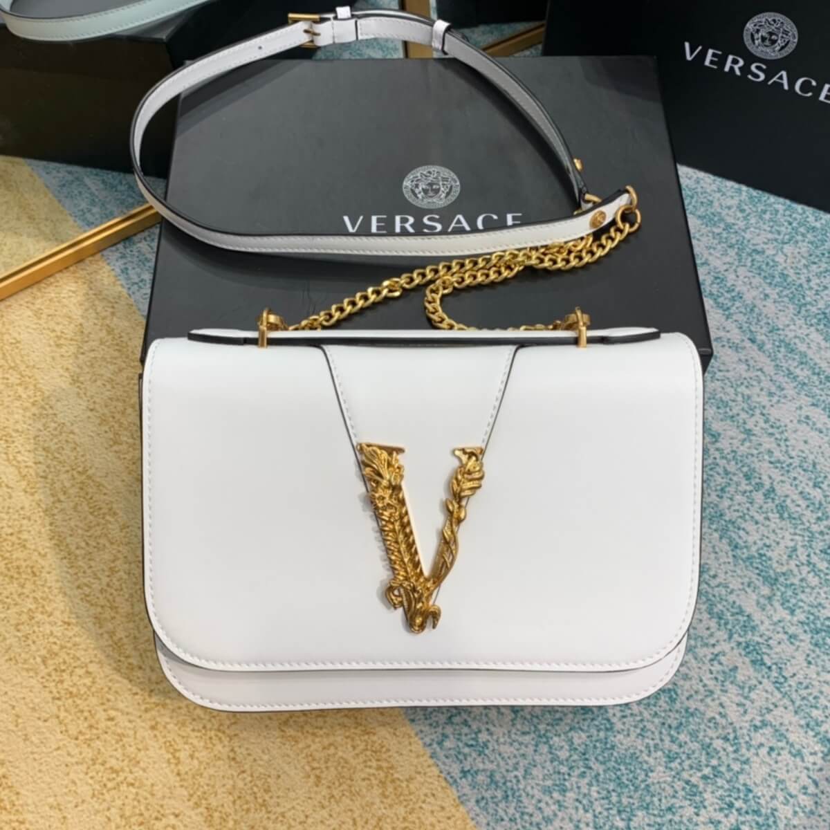 Versace Designer V Virtus Handbag, Versace Handbag, Designer Handbag, Cheap Designer Handbag, Designer Handbag