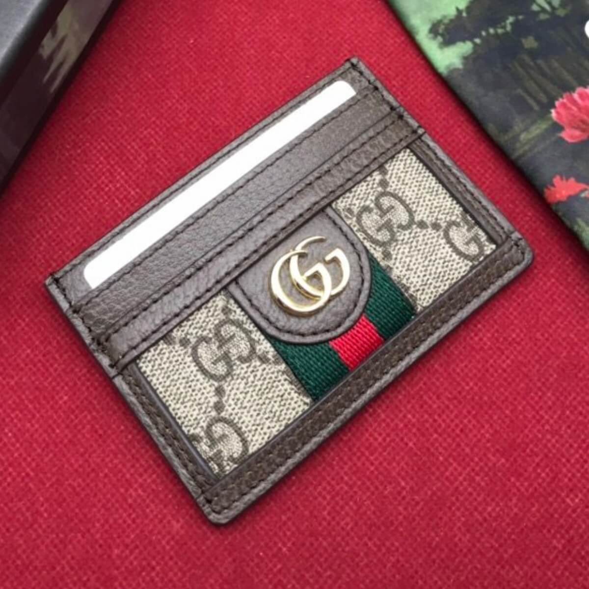 Gucci Designer GG Supreme Card Holder, Gucci Handbag, Designer Handbag, Cheap Designer Handbag, Designer Handbag