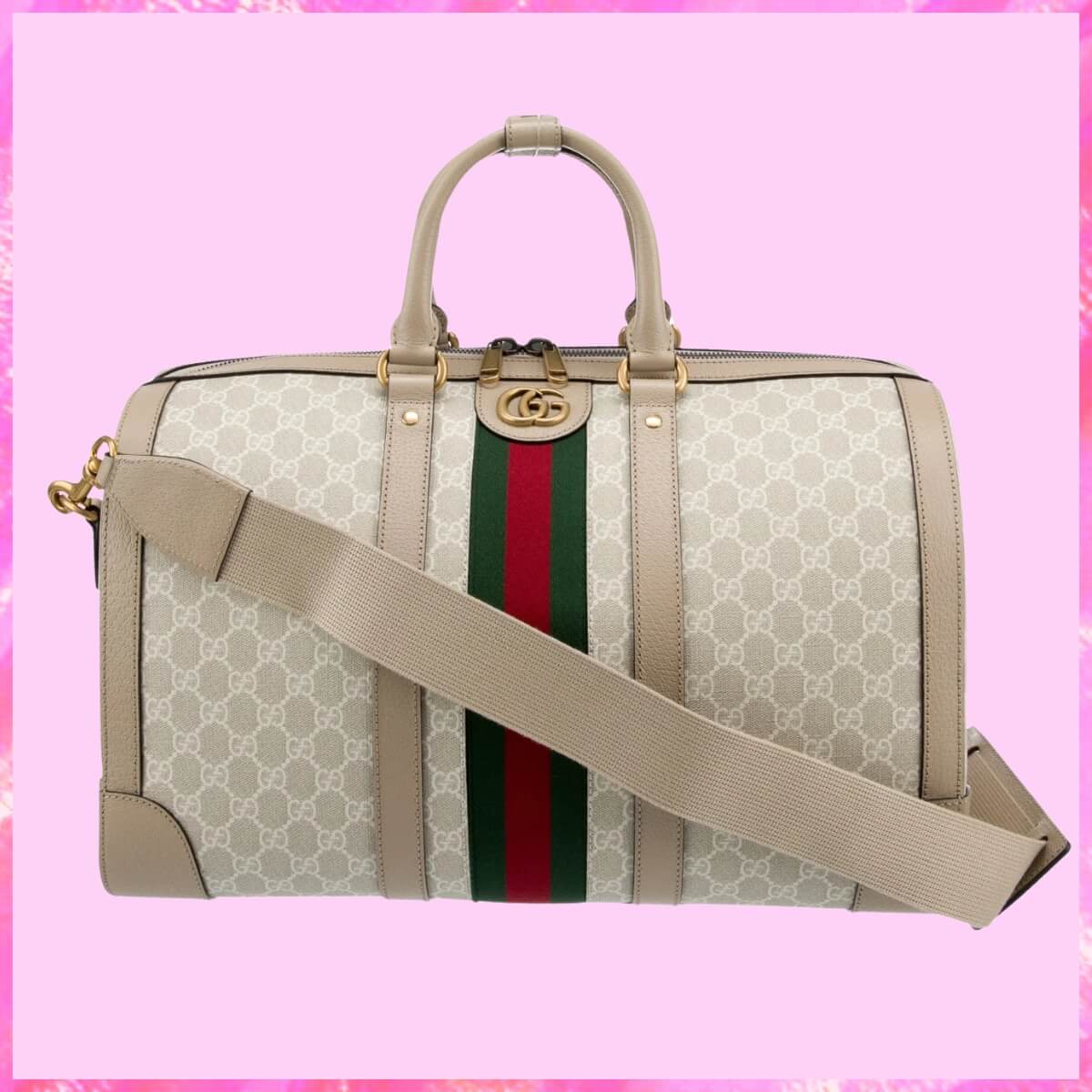 Gucci Designer GG Supreme Savoy Duffle Bag, Gucci Handbag, Designer Handbag, Cheap Designer Handbag, Designer Handbag